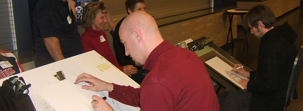 Greg in action