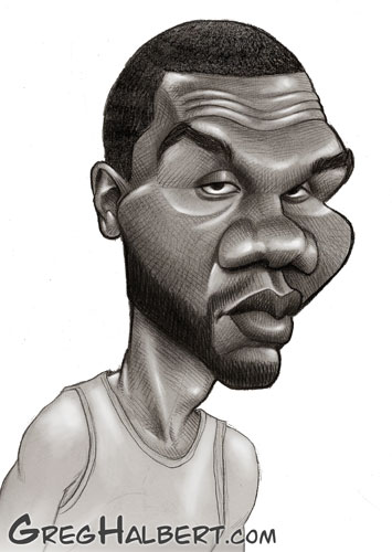 Big Al Jefferson Caricature