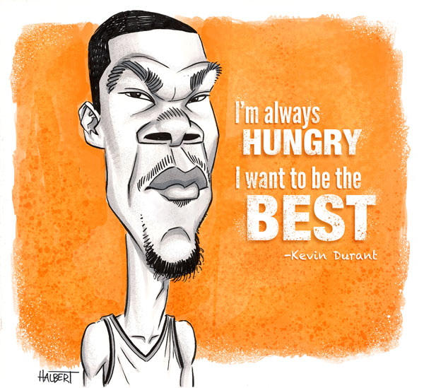 Kevin Durant Caricature