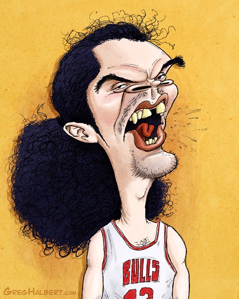 Joakim Noah Caricature