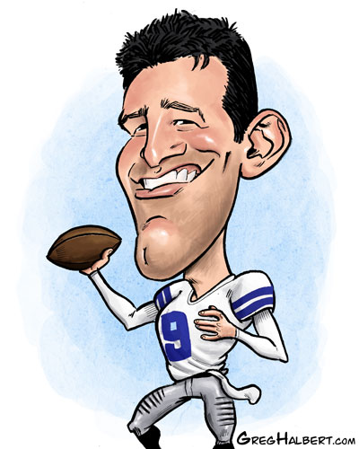 Tony Romo Caricature