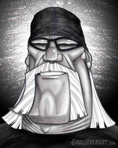 Hulk Hogan Caricature