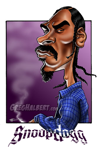 Snoop Dogg Caricature