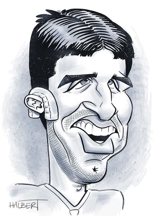 Christian Ponder Caricature